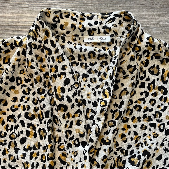 Leopard Print Miley + Molly Blouse - Picture 6 of 10